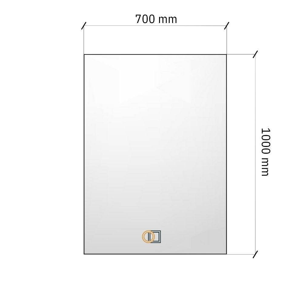 rectangle LED mirrors_ 700x1000mm